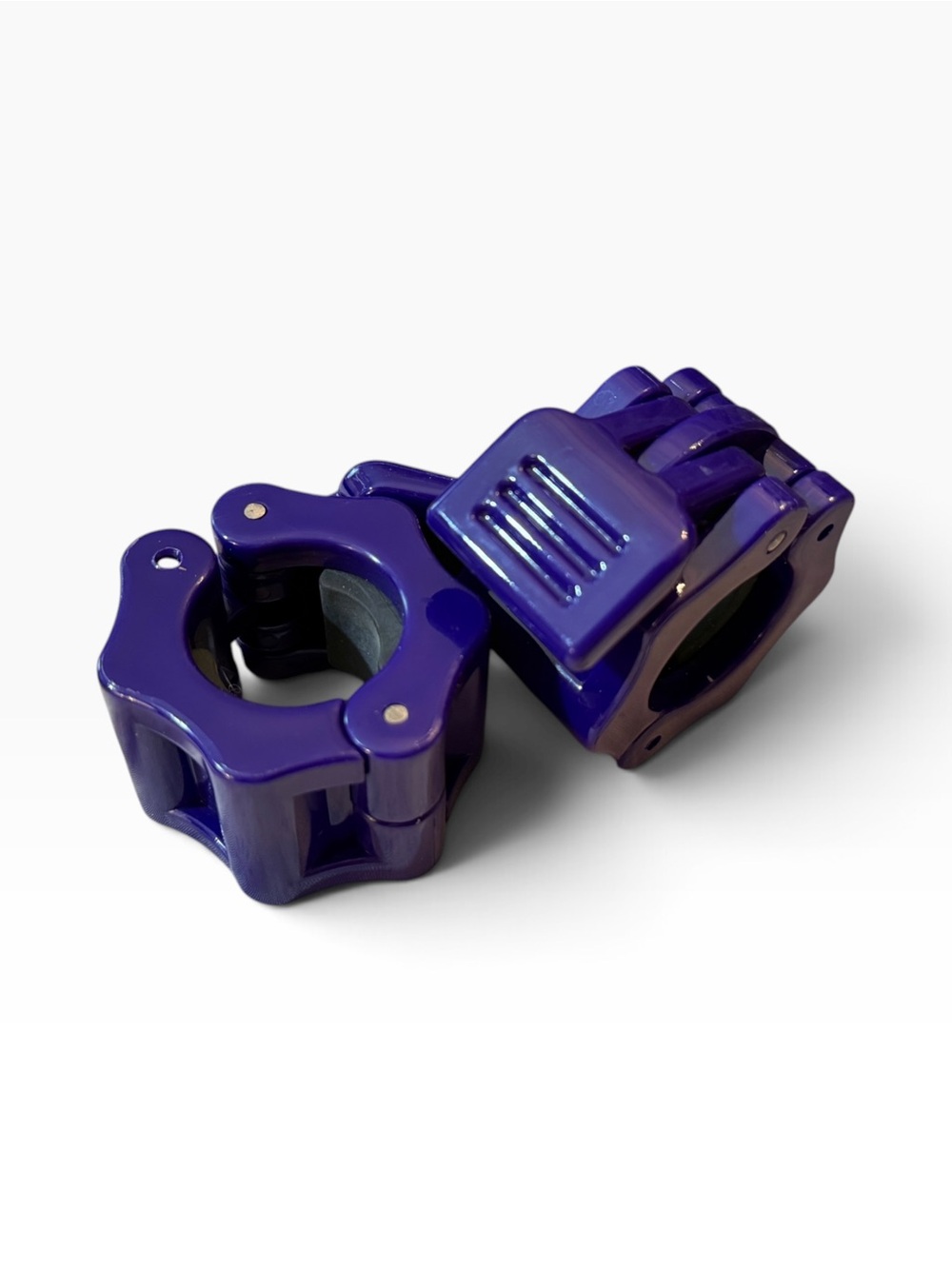 1” Purple Quick Release Barbell Collar Locks - Heavy-Duty Clamp Pair, NWT